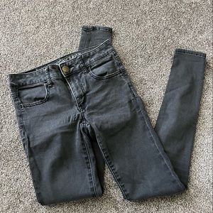 Black American Eagle jeggings